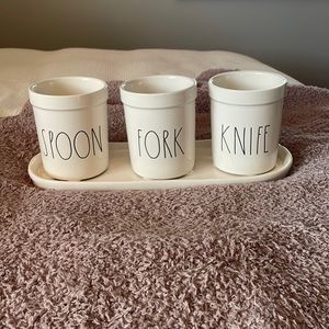 Rae Dunn Utensil server